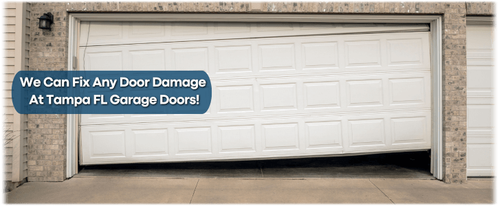 Garage Door Off Track In Tampa FL